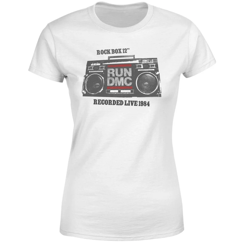 T-shirt Run DMC Recorded Live 1984 - Blanc - Femme - 3XL Image 1