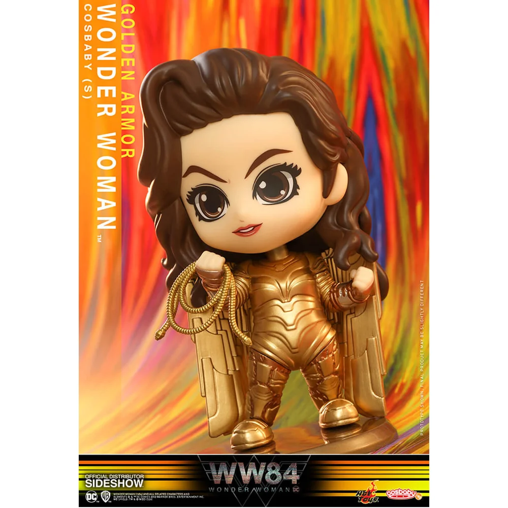 Hot Toys Wonder Woman 1984 Mini Figurine Cosbaby Woman en armure dorée 10 cm Image 1