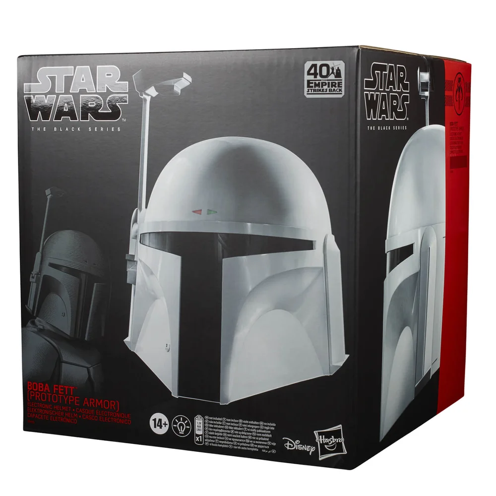 Hasbro Star Wars Série Noire Réplique du prototype du casque de Boba Fett (Prototype en Armure) Image 1