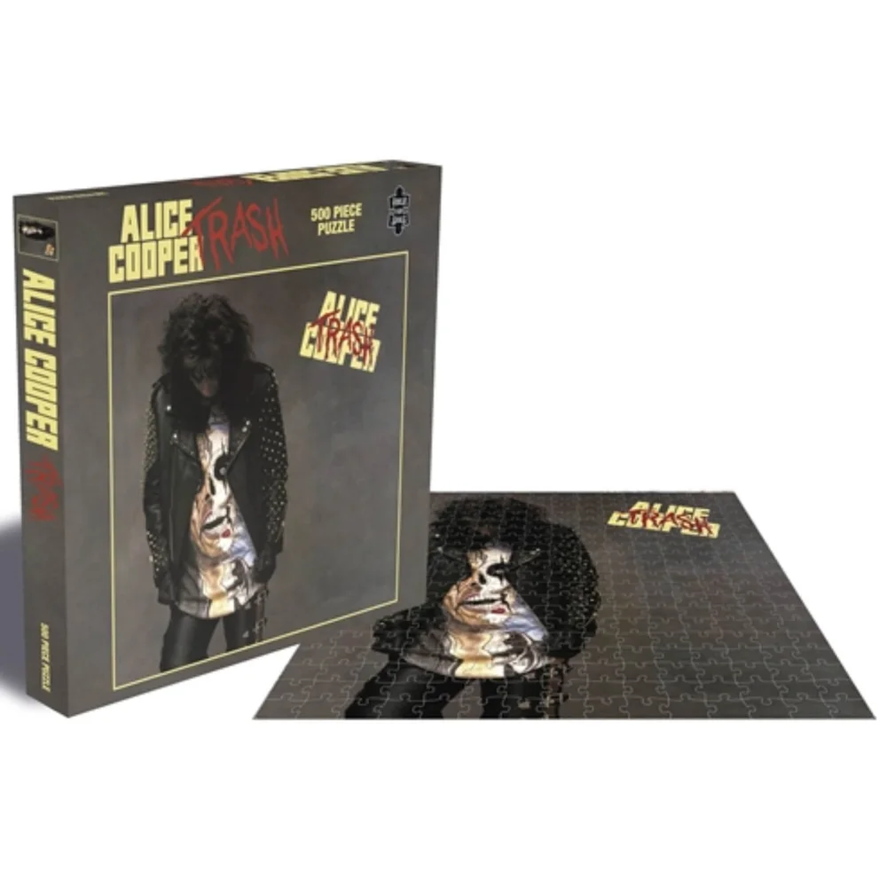 (Puzzle de 500 pièces) Alice Cooper Trash Image 1