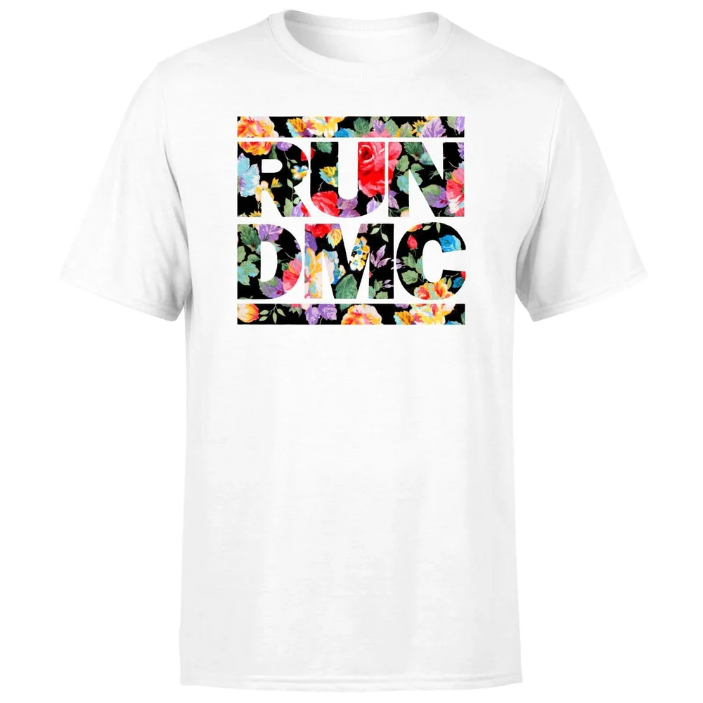 T-shirt Flowery Run Dmc - Blanc - Unisexe - 3XL Image 1
