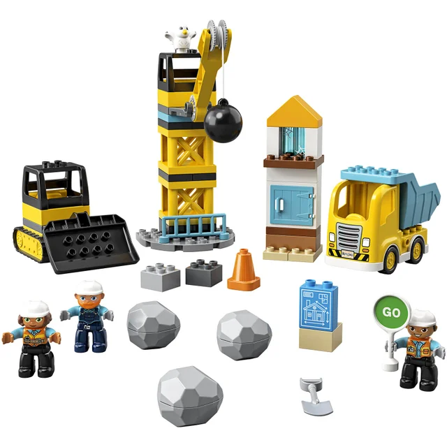 LEGO DUPLO Town: La Boule De Démolition Jeu De Construction avec Camion et Bulldozer(10932)