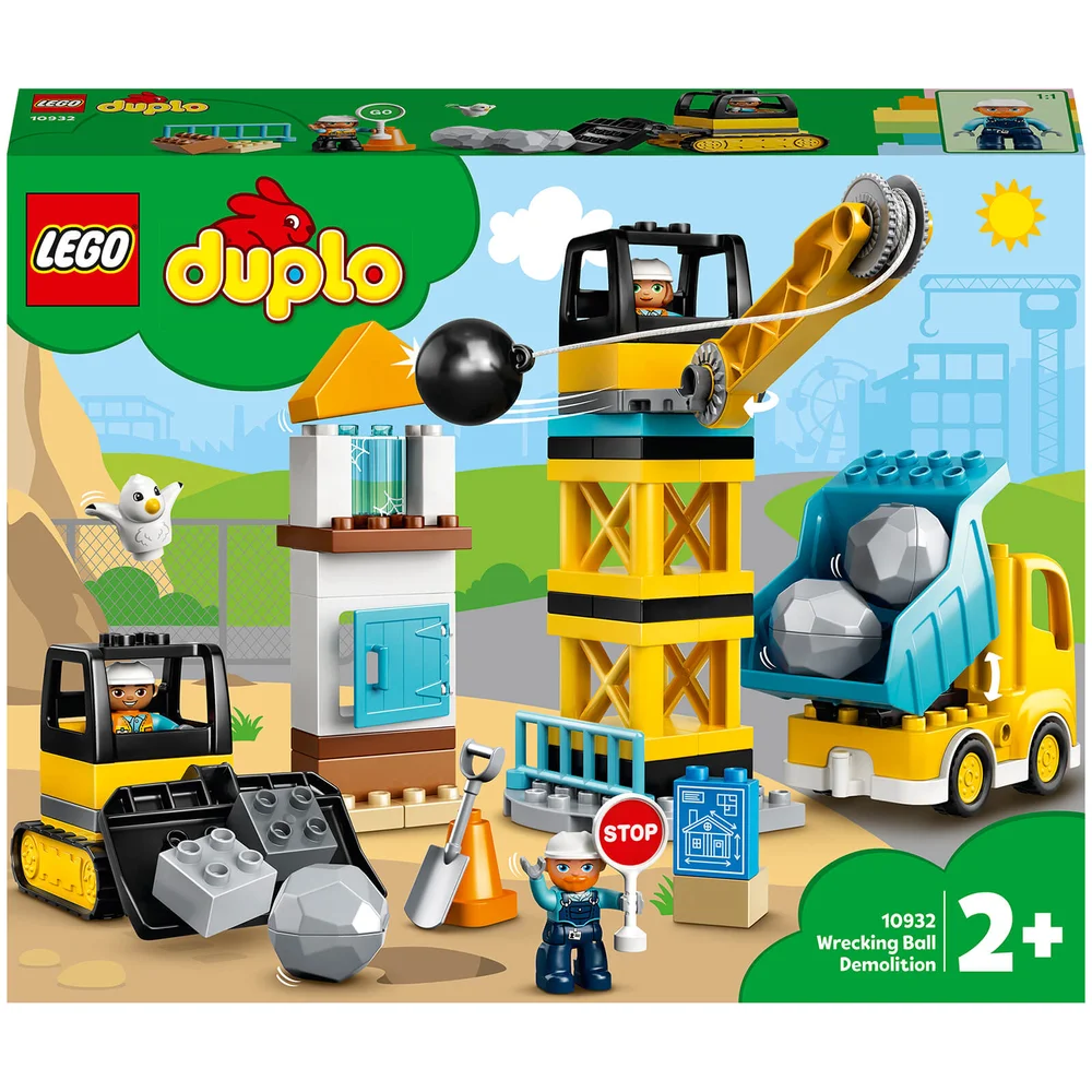 LEGO DUPLO Town: La Boule De Démolition Jeu De Construction avec Camion et Bulldozer(10932) Image 1