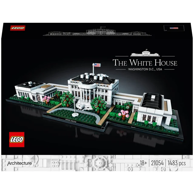 LEGO Architecture: La Maison Blanche, Ensemble de Construction pour Adultes(21054)