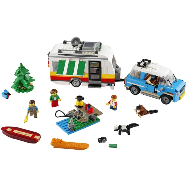LEGO Creator: 3 en 1 Les Vacances en Caravane en Famille(31108)