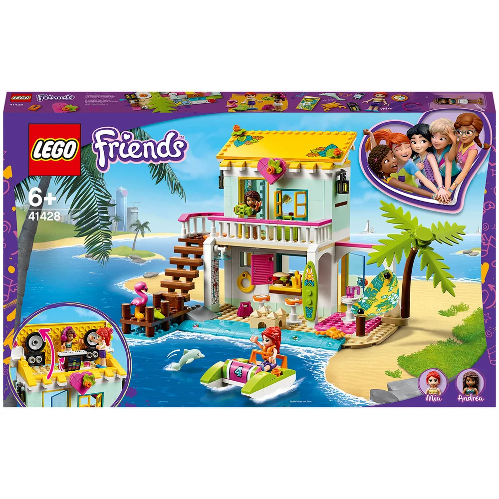 LEGO Friends: La Maison sur la Plage, avec Mini Poupée, Jeu de Construction(41428) Image 1