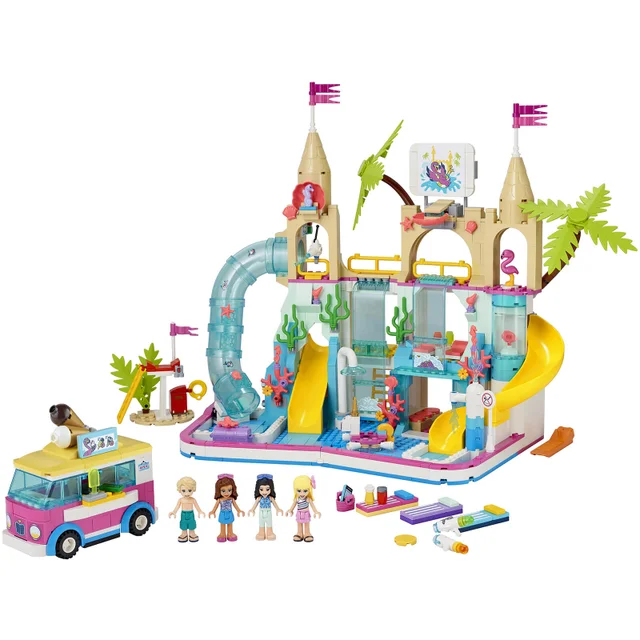 LEGO Friends: Le Parc Aquatique Plaisirs d'été, Jouet pour Fille et Garçon 8 Ans(41430)