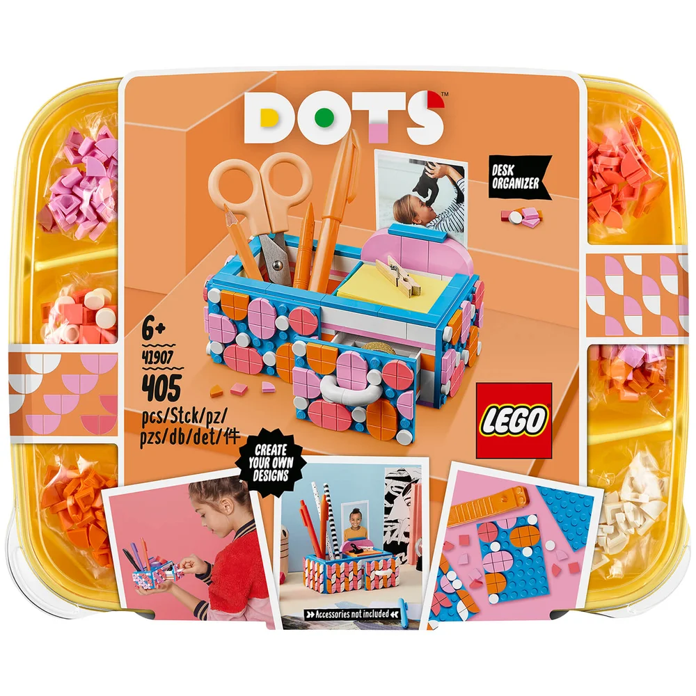 LEGO DOTS : Organisateur de bureau Ensemble de Jeux de construction La boîte de rangement (41907) Image 1