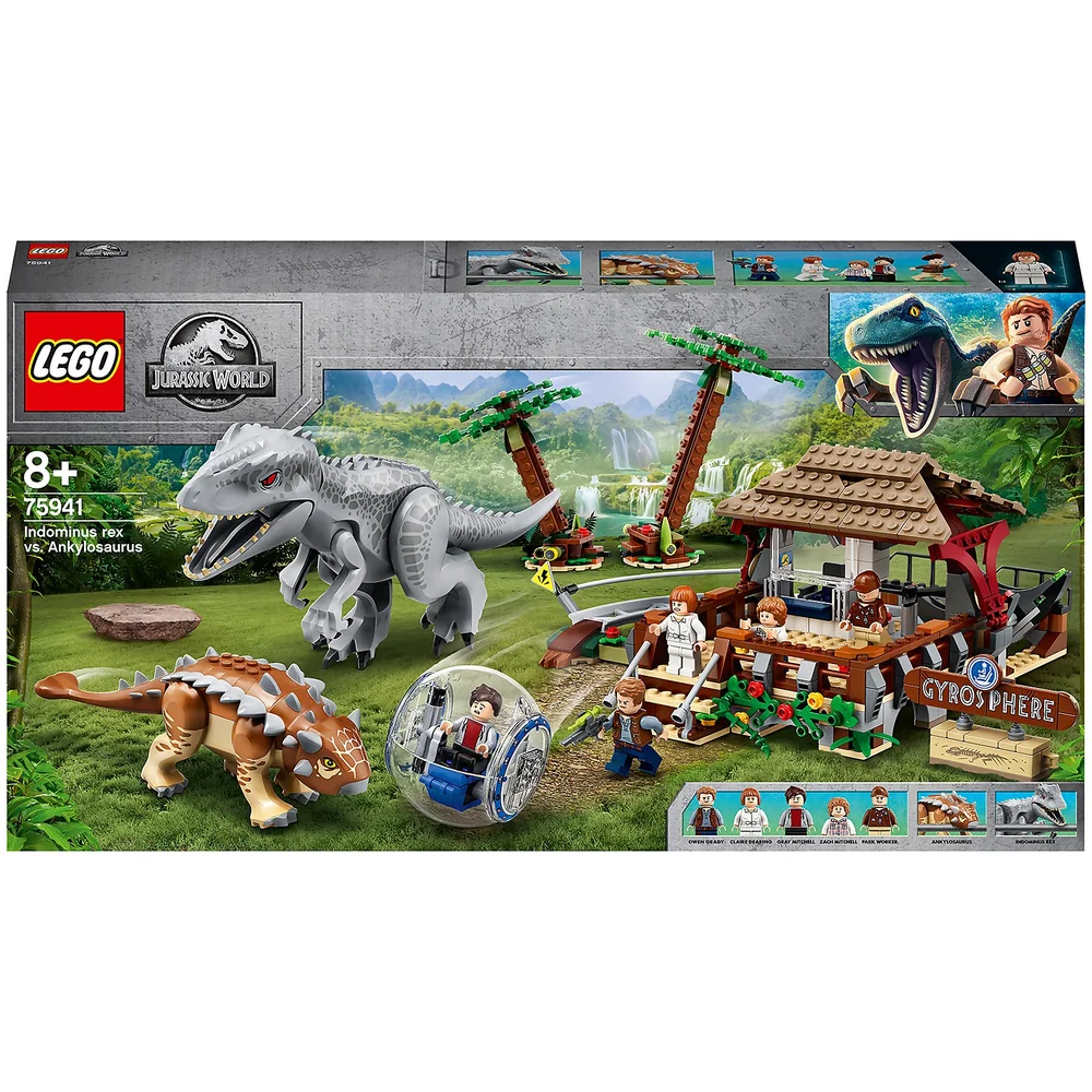 LEGO Jurassic World : Indominus Rex vs. Ensemble de Jeux de construction L'Indominus Rex contre l'Ankylosaure(75941) Image 1