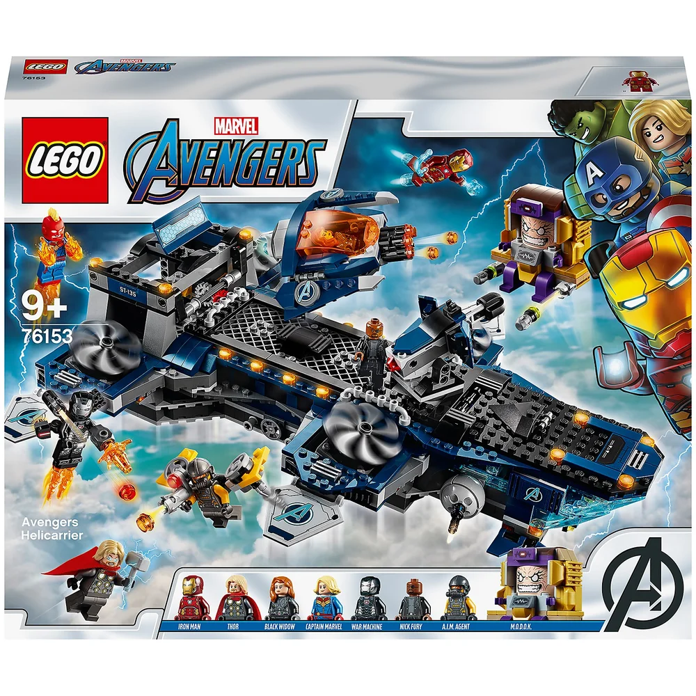 Jouet LEGO Marvel L'héliporteur des Avengers (76153) Image 1