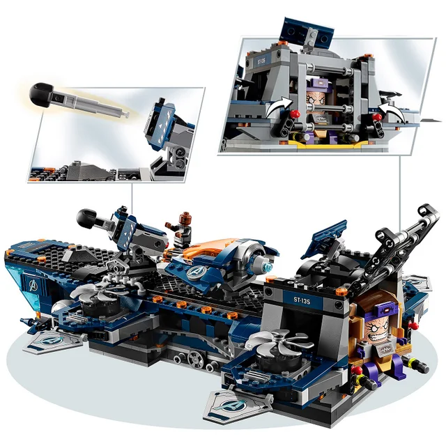 Jouet LEGO Marvel L'héliporteur des Avengers (76153)