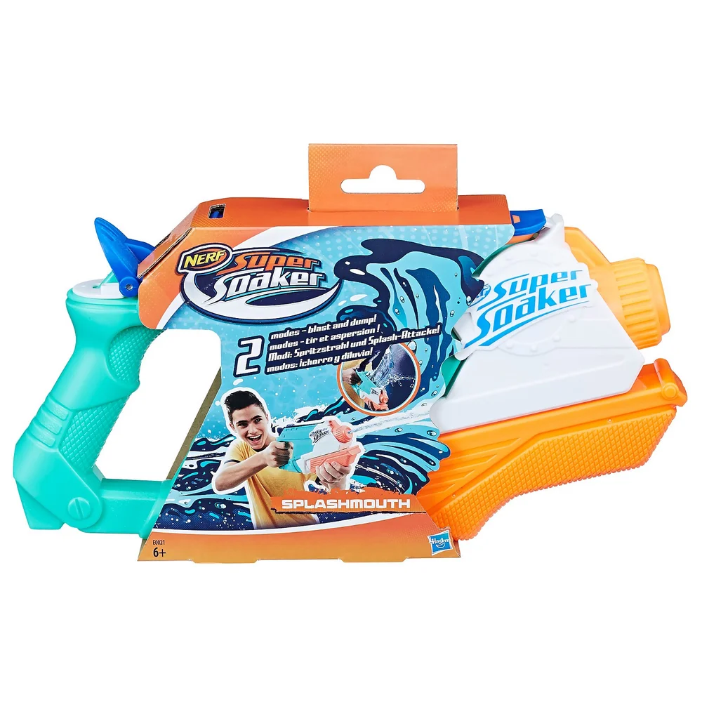 NERF Super Soaker Splash Mouth Water Gun Image 1