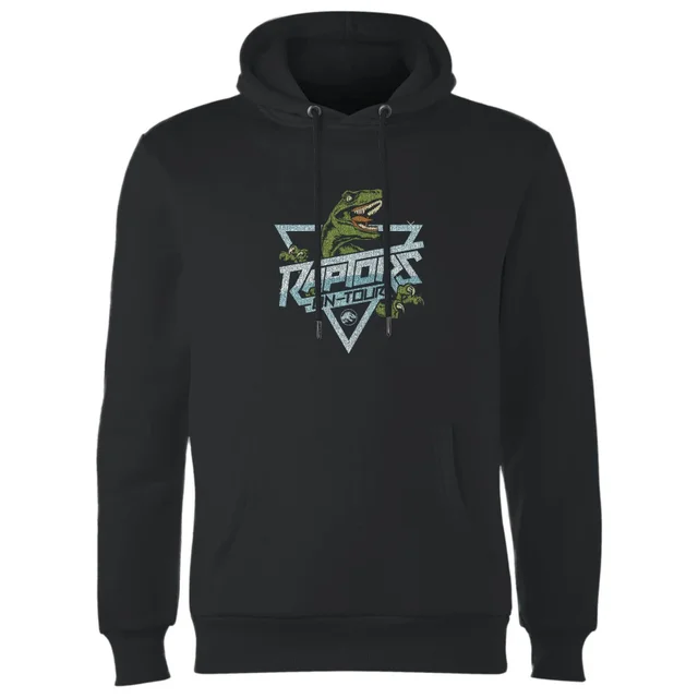 Sweat à capuche Jurassic Park Raptors On Tour Stroke - Noir