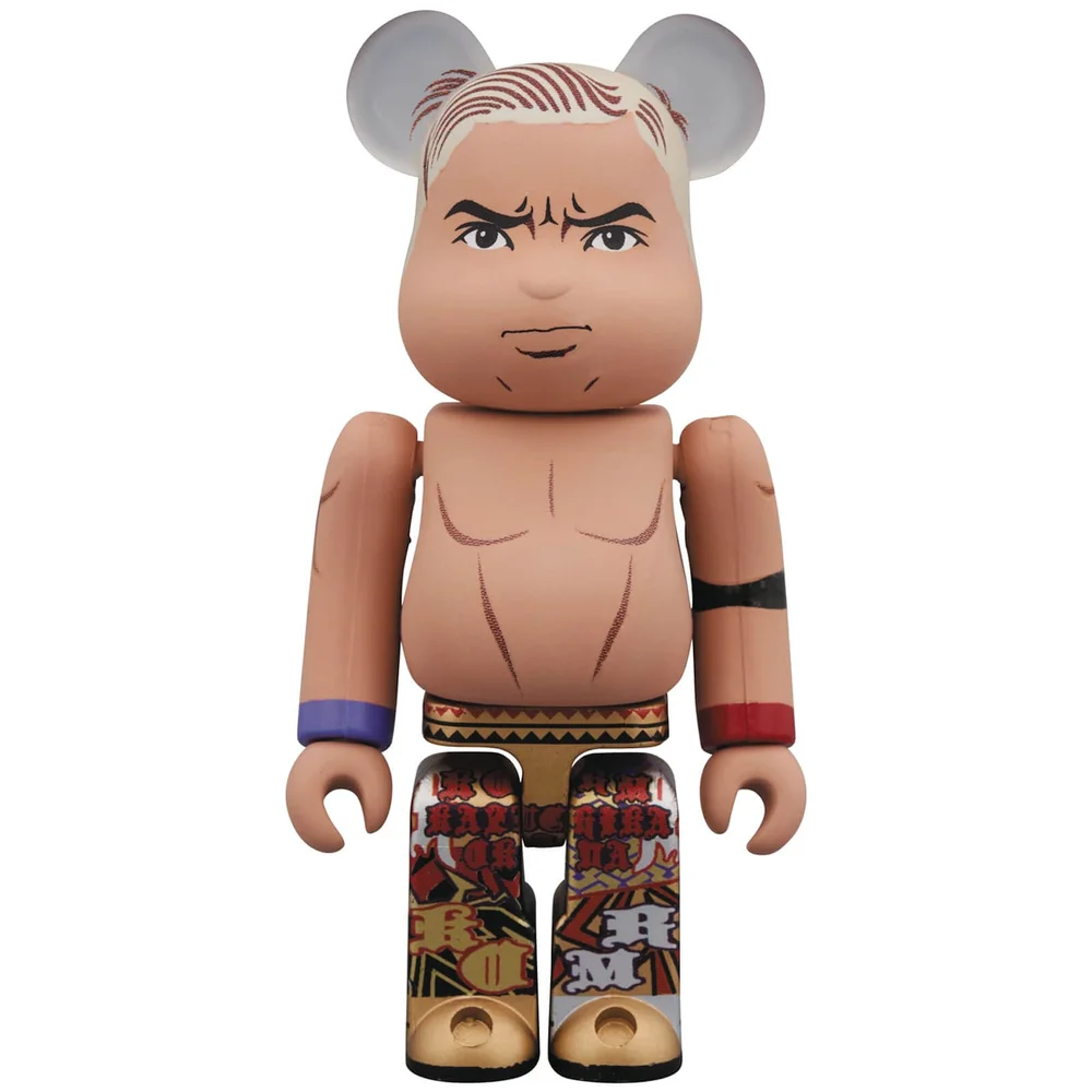 Medicom New Japan Pro-Wrestling Figurine Kazuchika Okada Be@rbrick ! 100% Image 1