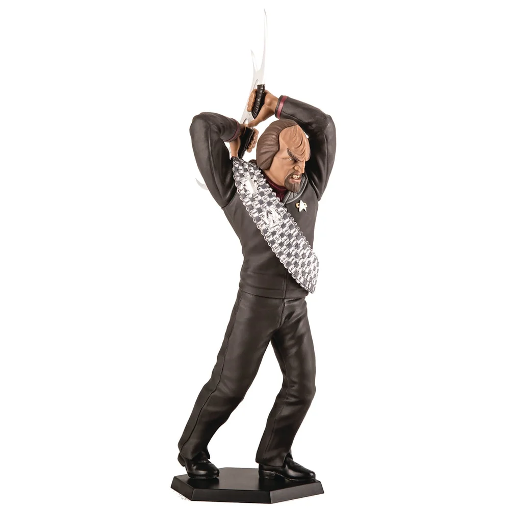 Quantum Mechanix Star Trek : Deep Space 9 Figurine Worf Mini Masters Image 1