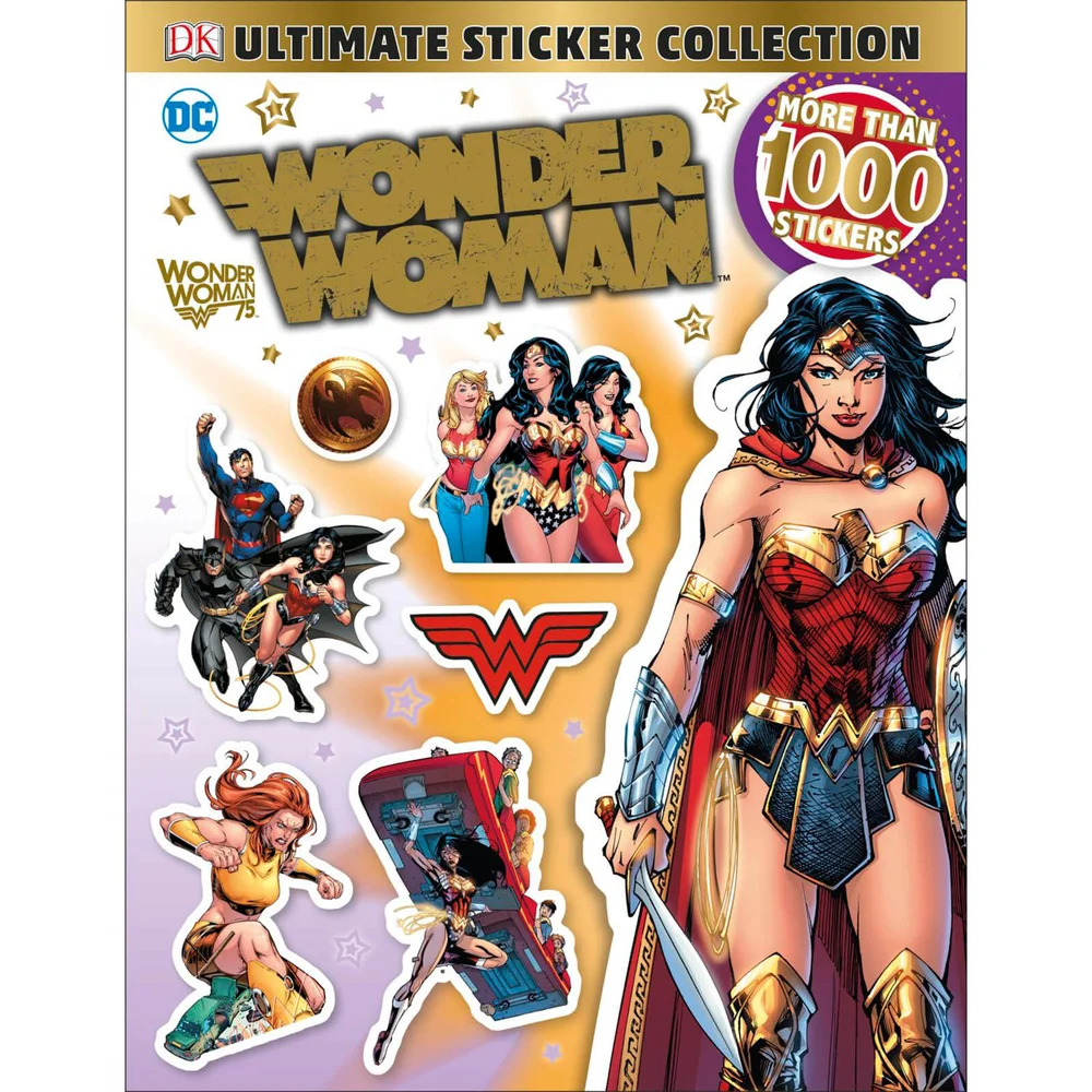 DK Books DC Wonder Woman Ultimate Collection Sticker Livre broché Image 1