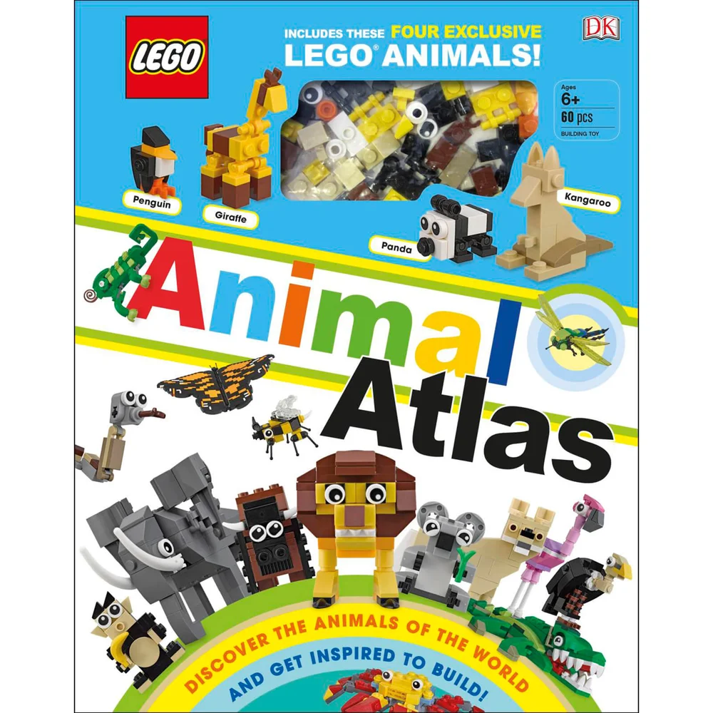 DK Books LEGO Atlas des animaux Livre relié Image 1