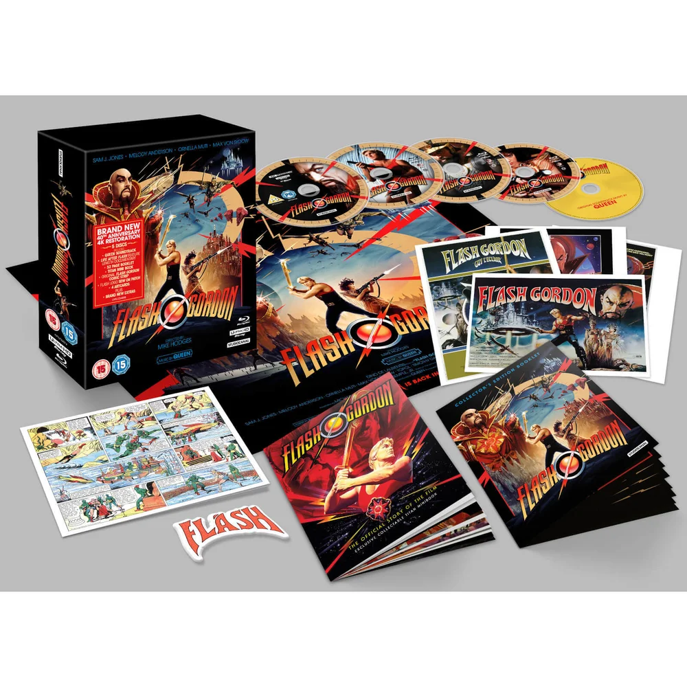 Édition Collector Flash Gordon (Édition 40ème Anniversaire) – 4K Ultra HD & Blu-ray (5 disques) Image 1