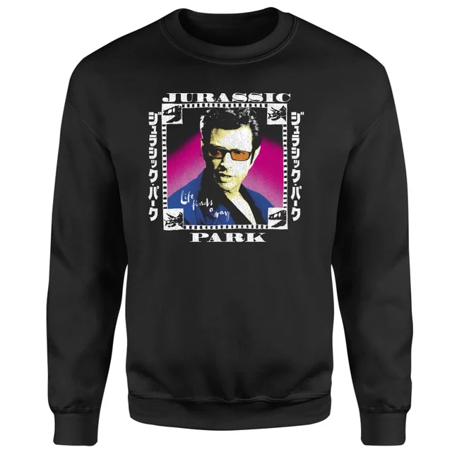 Sweat-shirt Jurassic Park Jeff - Noir