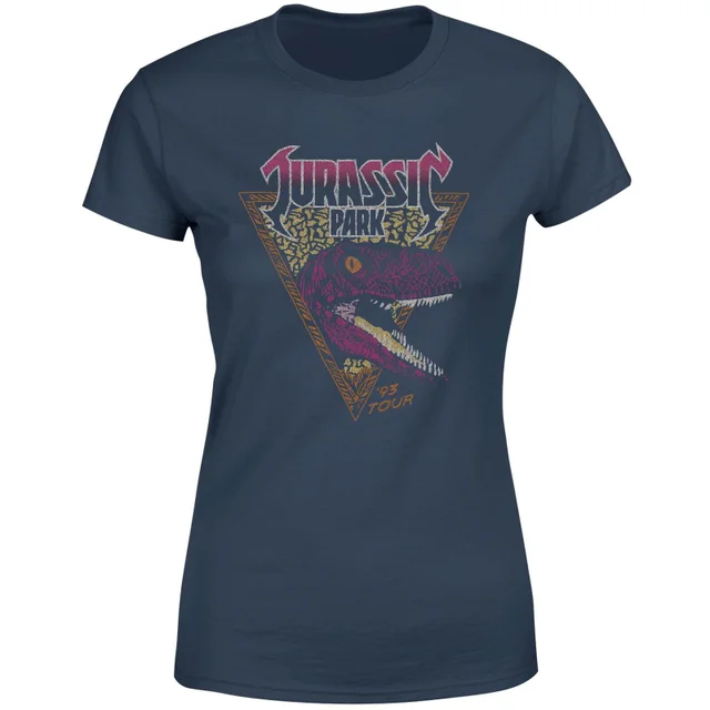 T-shirt Jurassic Park Raptor - Bleu Marine - Femme