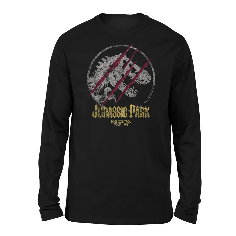 T-shirt Jurassic Park Lost Control Long Sleeved - Noir - Unisexe - S Image 1