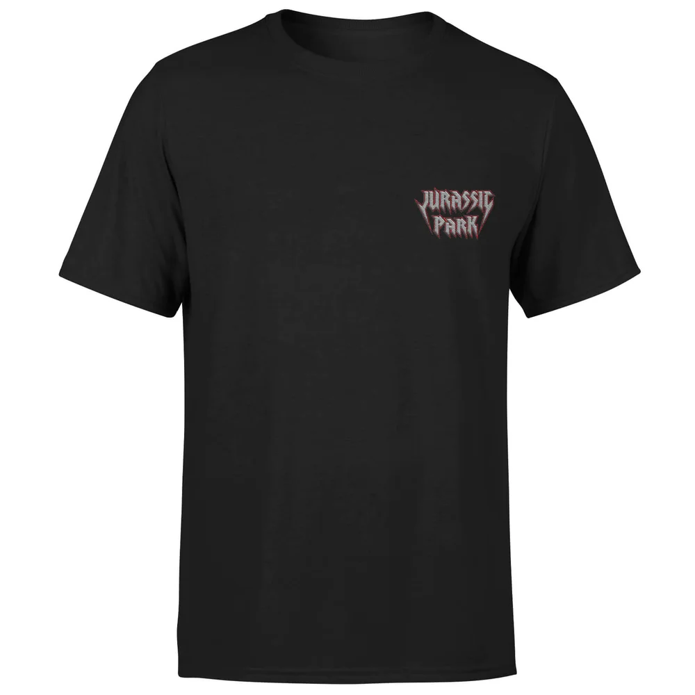 T-shirt Jurassic Park Jurassic Park Rock Logo Brodé - Noir - Unisexe - S Image 1