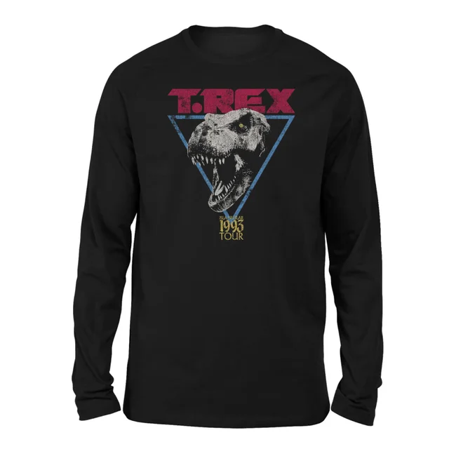 T-shirt Jurassic Park TREX Long Sleeved - Noir - Unisexe
