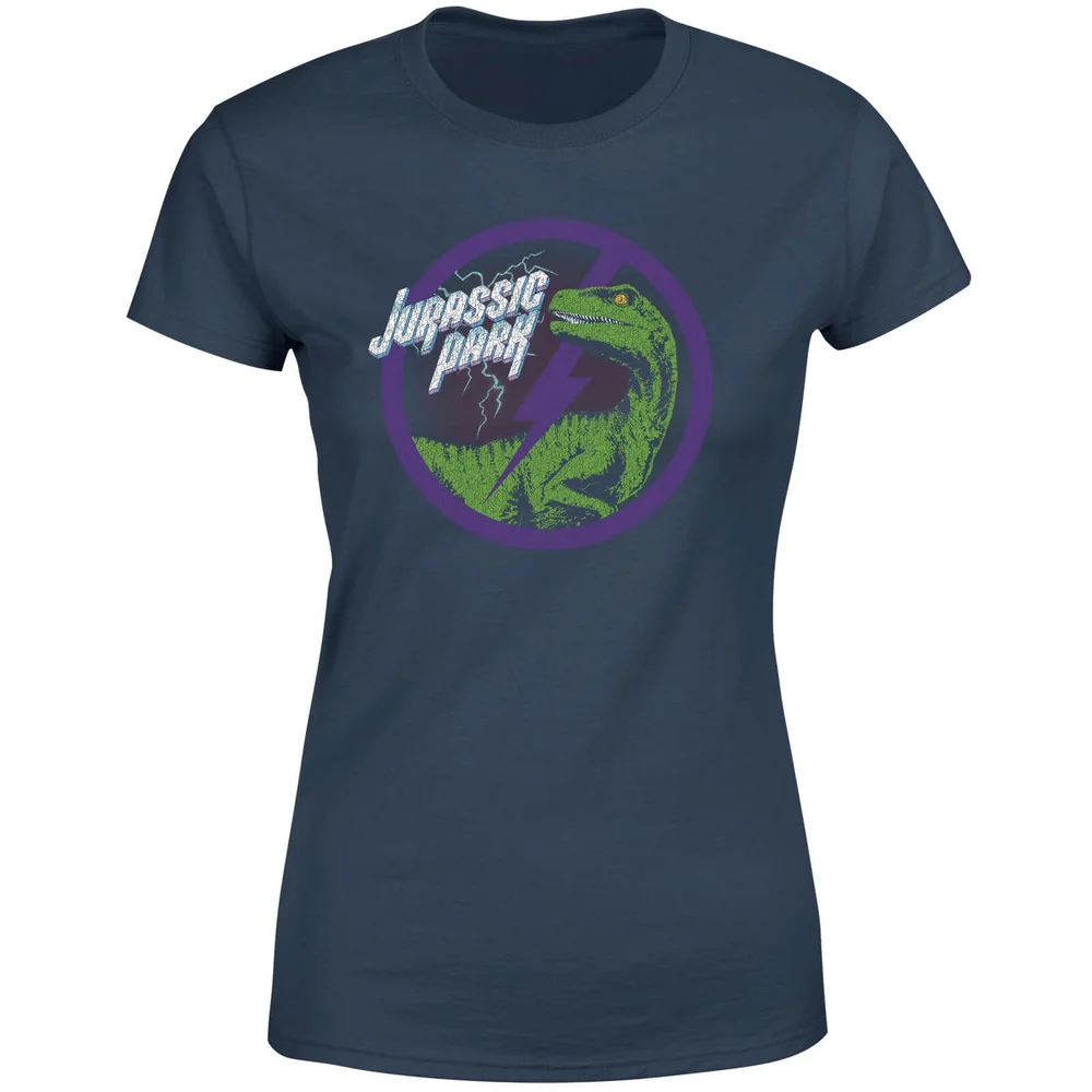 T-shirt Jurassic Park Raptor Bolt - Bleu Marine - Femme - S Image 1