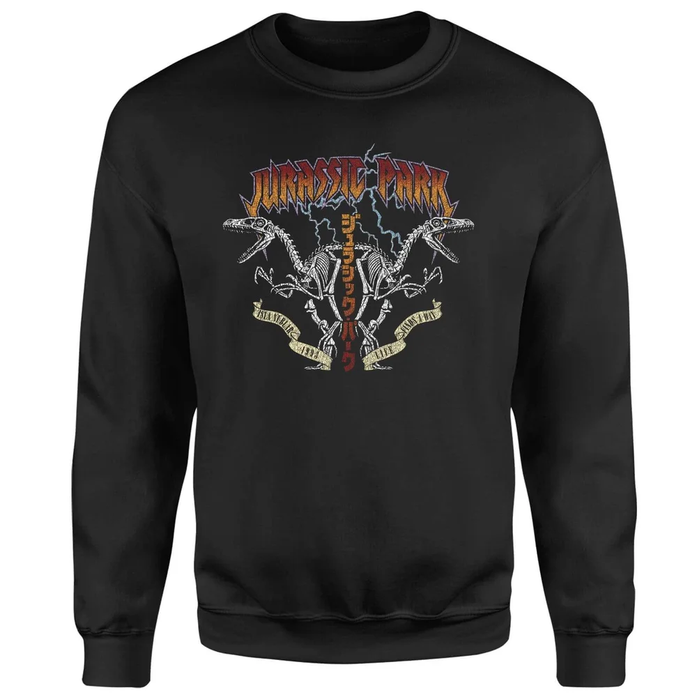 Sweat-shirt Jurassic Park Raptor Twinz - Noir - S Image 1