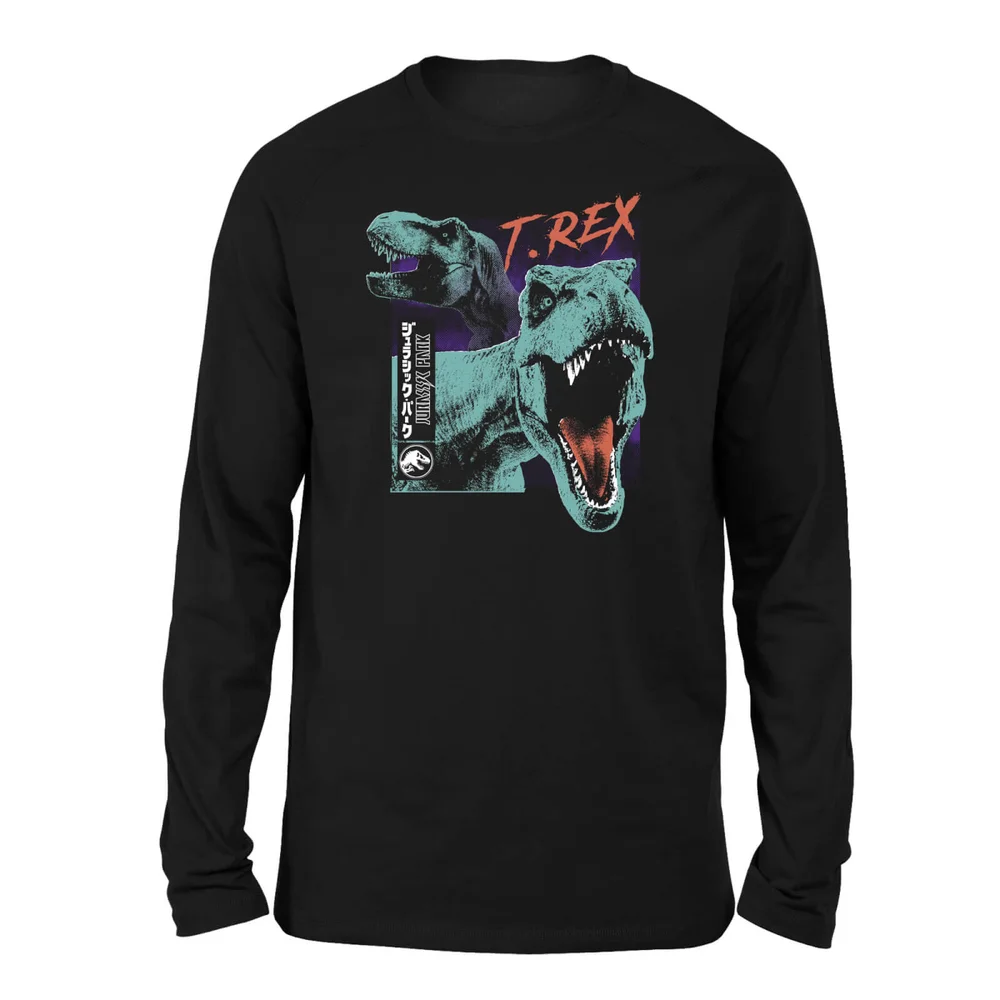 T-shirt Jurassic Park T-REXES Long Sleeved - Noir - Unisexe - S Image 1
