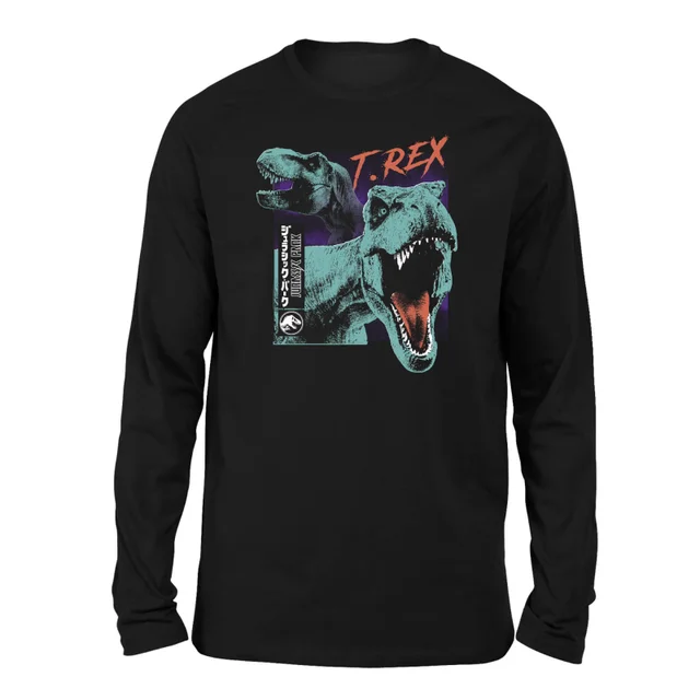 T-shirt Jurassic Park T-REXES Long Sleeved - Noir - Unisexe