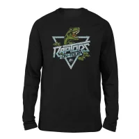 T-shirt Jurassic Park Raptors On Tour Stroke Long Sleeved - Noir - Unisexe