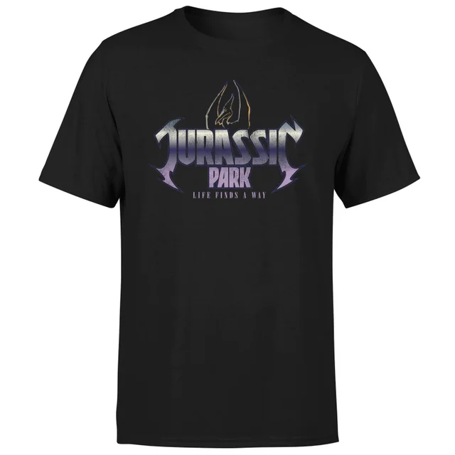 T-shirt Jurassic Park Life Finds A Way - Noir - Unisexe