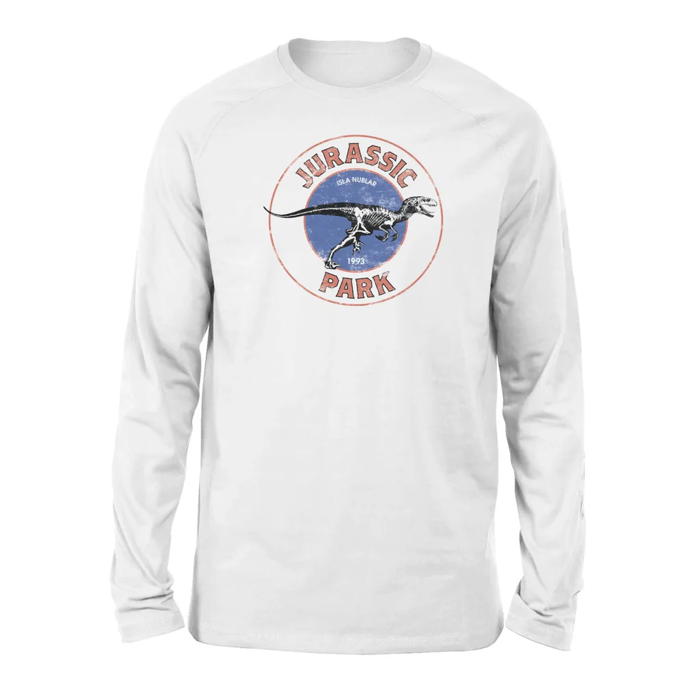 T-shirt Jurassic Park Jurassic Target Long Sleeved - Blanc - Unisexe - S Image 1
