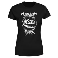 T-shirt Jurassic Park T-Rex Bones - Noir - Femme - undefined undefined