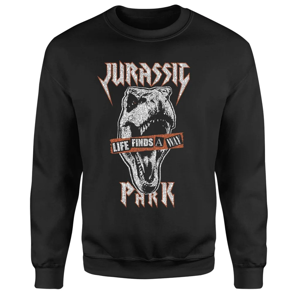 Sweat-shirt Jurassic Park Rex Punk - Noir - S Image 1