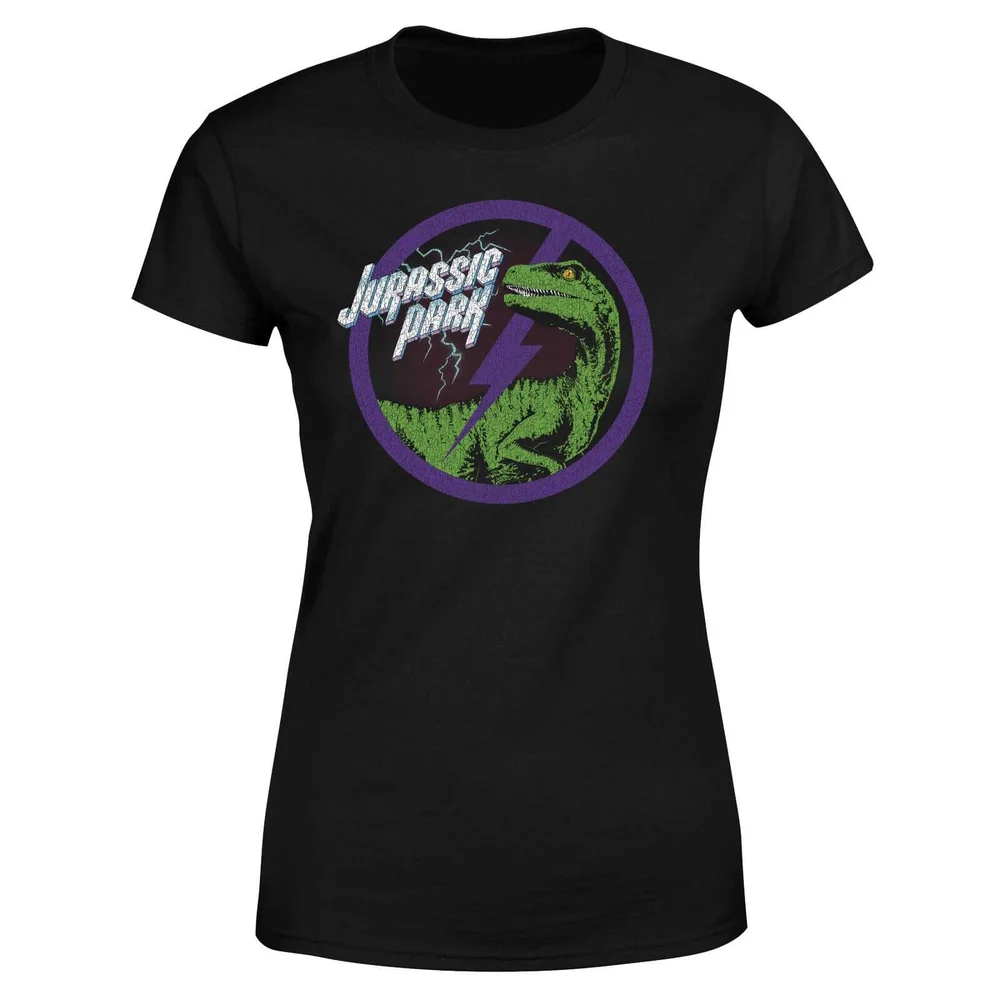T-shirt Jurassic Park Raptor Bolt - Noir - Femme - S Image 1
