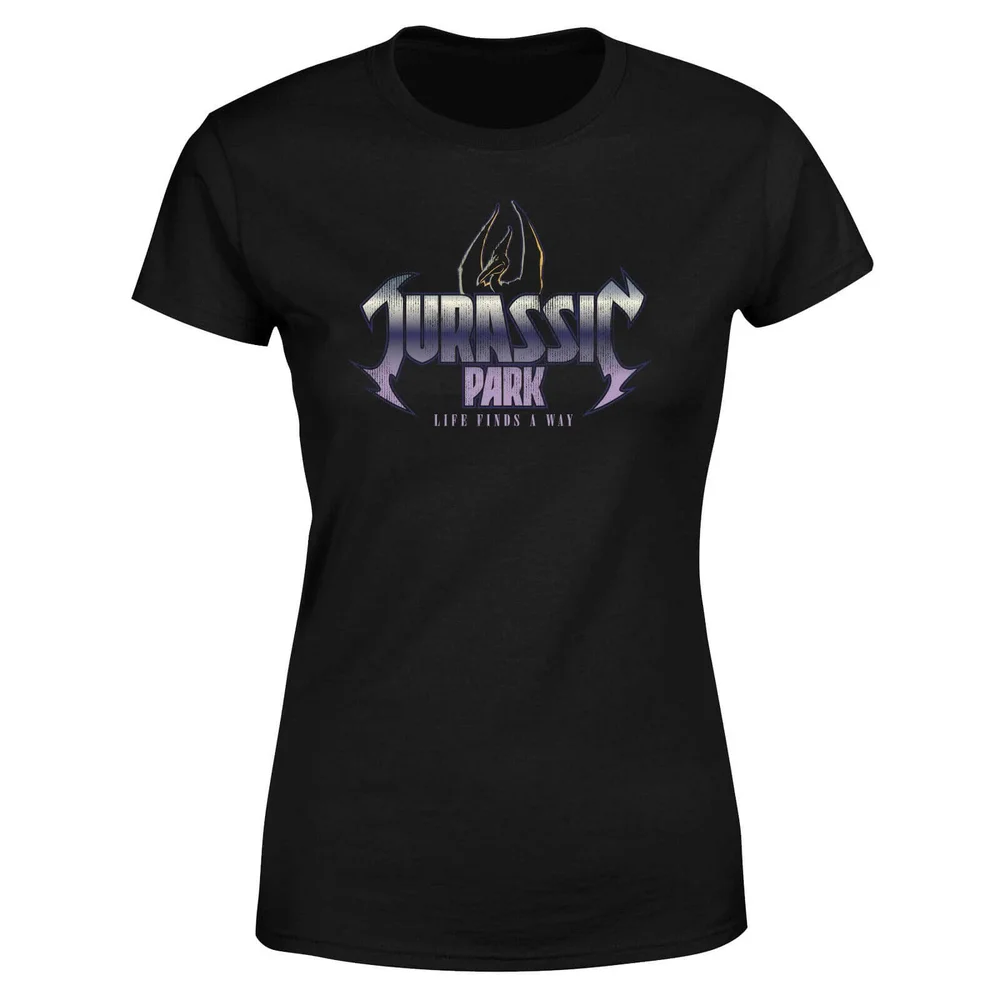 T-shirt Jurassic Park Life Finds A Way - Noir - Femme - S Image 1