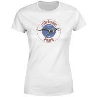 T-shirt Jurassic Park Jurassic Target - Blanc - Femme