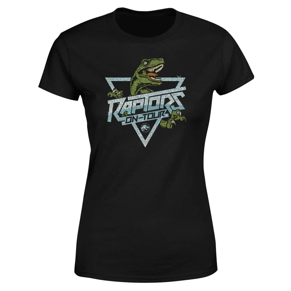 T-shirt Jurassic Park Raptors On Tour Stroke - Noir - Femme - S Image 1