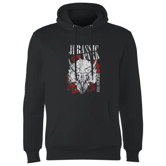 Sweat à capuche Jurassic Park Isla Nublar 93 - Noir