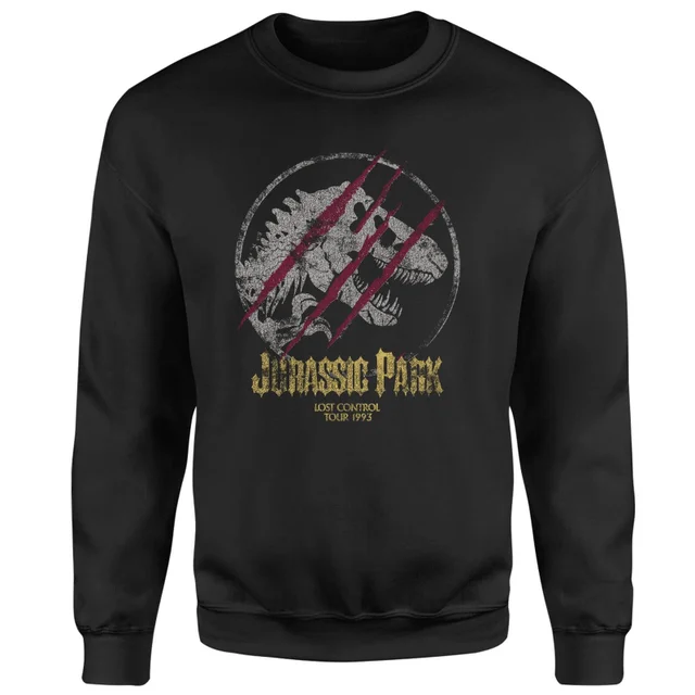Sweat-shirt Jurassic Park Lost Control - Noir