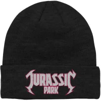 Bonnet Jurassic Park Metal Theme Logo Brodé