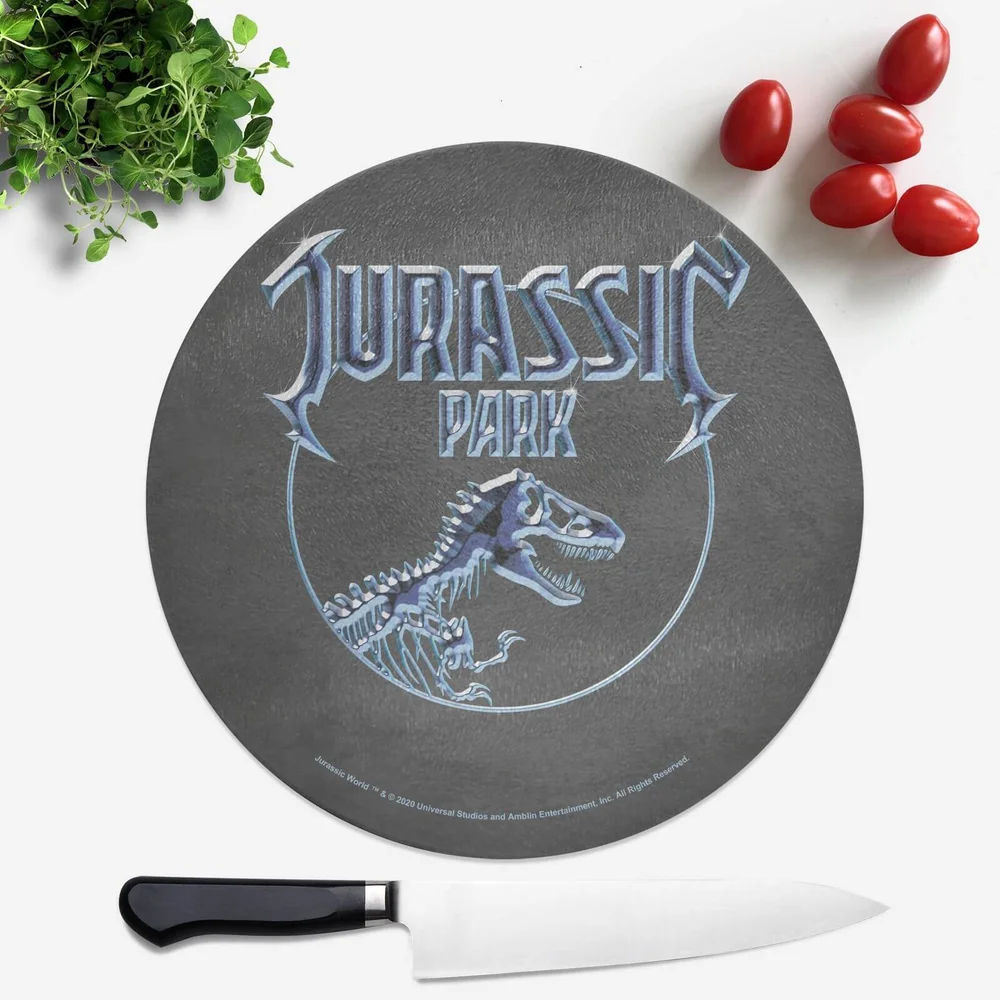 Planche à découper ronde Jurassic Park Logo Image 1