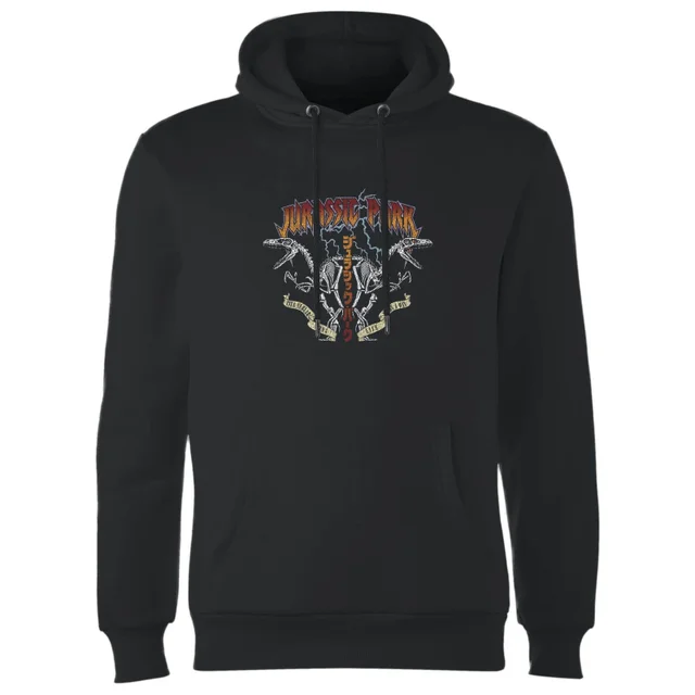 Sweat à capuche Jurassic Park Raptor Twinz - Noir