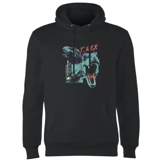 Sweat à capuche Jurassic Park T-REXES - Noir
