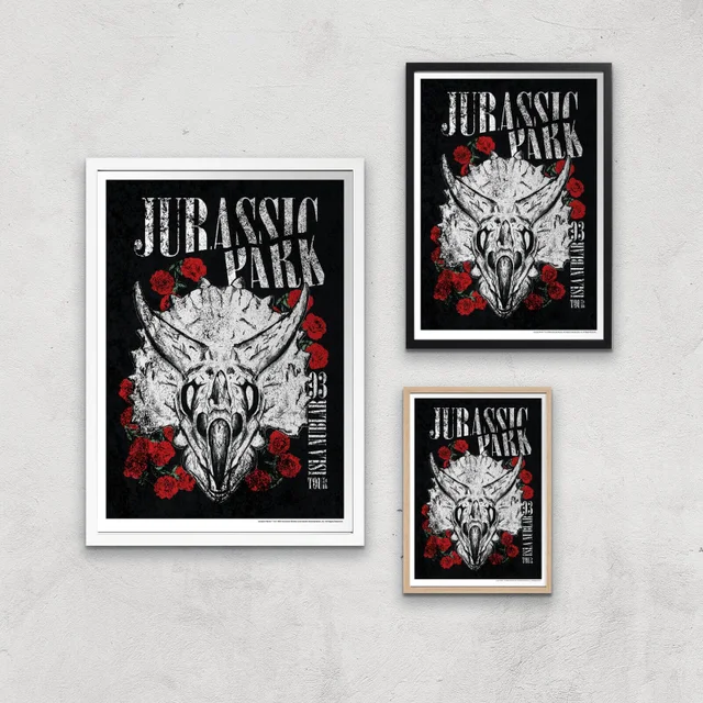 Poster Fine Art Jurassic Park Isla Nublar 93