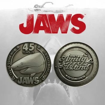 Pièce de monnaie de collection du 45e anniversaire des Dents de la mer en Édition Limitée