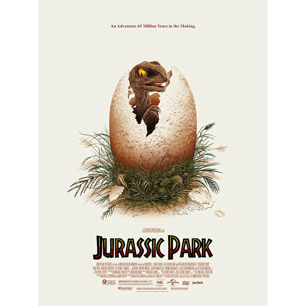 Sérigraphie Jurassic Park de Doaly Image 1