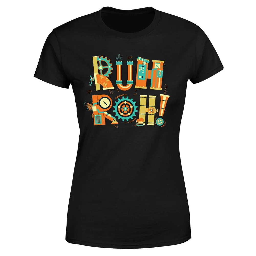 T-shirt Ruh-Roh! Clockwork - Noir - Femme - S Image 1